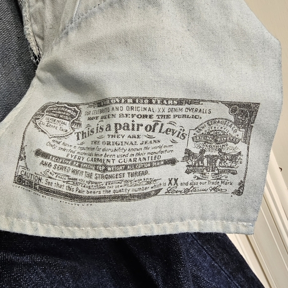 Men's 501 Levi's WPL 423 Button Fly Jeans Size 36x36 - Picture 14 of 16